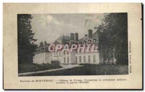 Old Postcard surroundings Montereau Chateau de Forges