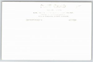 RPPC~Elk In Forest Banff Canada~Real Photo Postcard