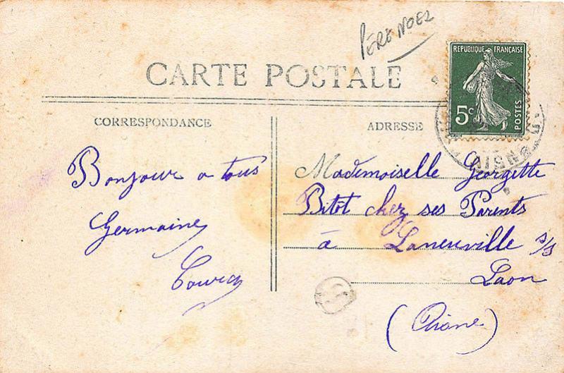 Brown Suited Santa Claus Christmas Holding Toys Little Girl Postcard