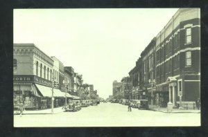 RPPC HASTINGS NEBRASKA DOWNTOWN STREET SCENE OLD CARS REAL PHOTO POSTCARD