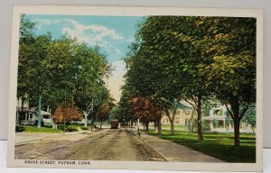 Putnam Connecticut Grove Street Postcard A20