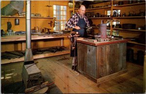 Massachusetts Old Sturbridge Village Tinsmith At Work In His Shop