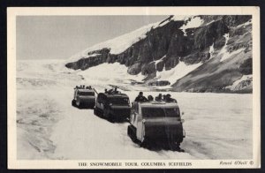 Alberta JASPER The Snowmobile Tour Columbia Icefields Advertisement White Border