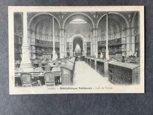 Bibliotheque Nationale Paris France Litho Postcard H1362084553