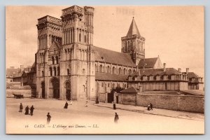 The Women's Abbey CAEN France VINTAGE Postcard 0594