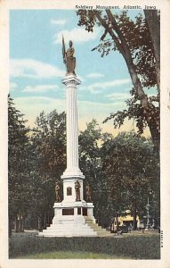 Soldiers Monument Atlantic, Iowa  