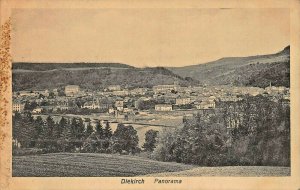 DIEKIRCH LUXEMBOURG~PANORAMA~POSSIBLY A MILITARY MESSAGE~PHOTO POSTCARD