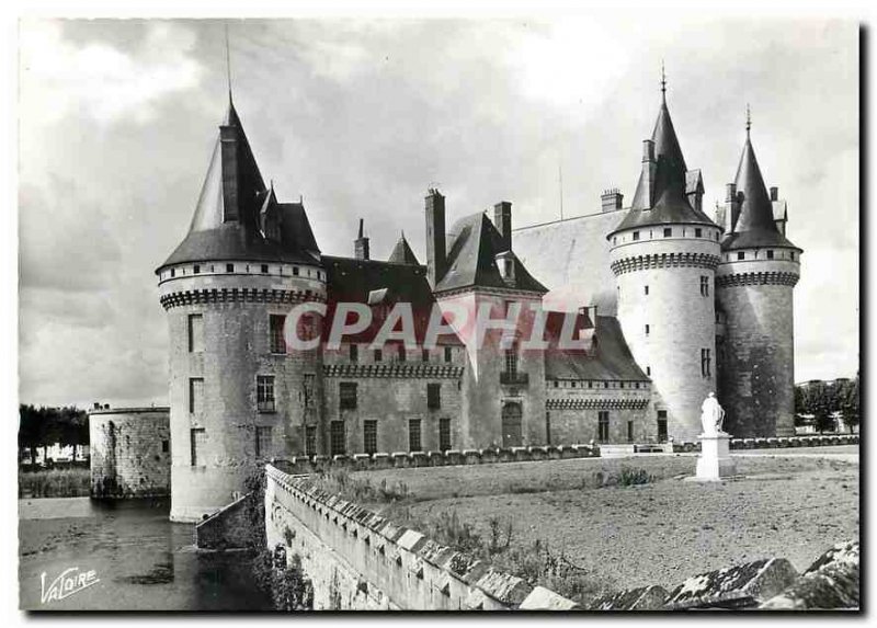 Postcard Modern Wonders of Sully sur Loire Loire Valley Chateau seen from the...