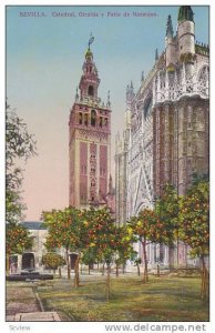 Catedral, Giralda Y Patio De Naranjos, Sevilla (Andalucia), Spain, 1900-1910s