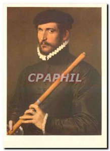 Postcard Modern French Painting French School Portrait of a Musician