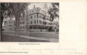 Waterville Maine Elmwood Hotel Exterior Antique Postcard K83805