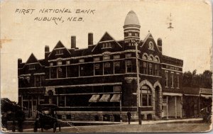 Postcard First National Bank in Auburn, Nebraska~139508