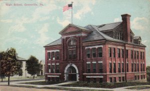 GREENVILLE , Pennsylvania , 1900-10s ; High School