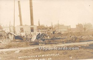 Destruction of Monticello - New York