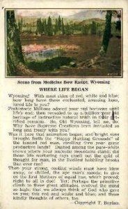 Medicine Bow Range, WY       ;      Medicine Bow Range, Wyoming 