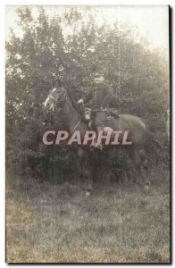 Old Postcard Horse Army Military