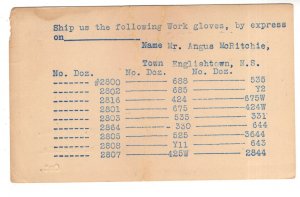 Canada, Postal Stationery Postcard, 2 Cent Peabody Gloves, Walkerville, Ontario