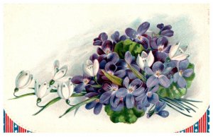 Flowers Violets, patriotic