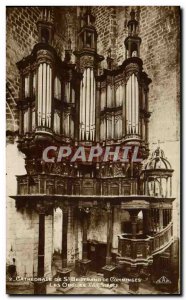 Postcard Old Organ Cathedral of St Bertrand de Comminges Organs