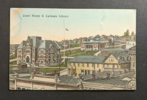 Mint Vintage Court House and Library New Westminster BC Canada Picture Postcard