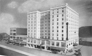 Charleston West Virginia 1940s Postcard The Daniel Boone Hotel
