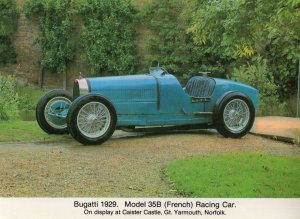 Bugatti 1929 Model 35b French Car Burdalls Gravy Salt Rare Great Yarmouth Pos...