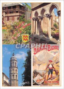 Modern Postcard Hautes Pyrenees Bagneres de Bigorre The cloister the Clock Tower