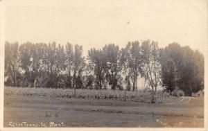 Cranetownsite Montana Scenic Road Real Photo Antique Postcard K92517