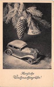 BG8379 car fir branch bell voiture  weihnachten christmas greetings germany