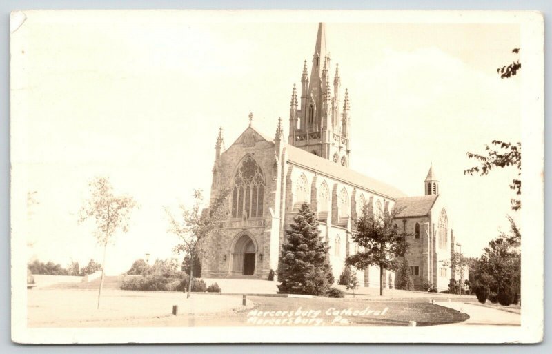 Mercersburg PA~Mercersburg Academy Cathedral~Wm Mann Irvine Chapel~c1926 RPPC 