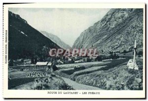 Old Postcard The Road Lautaret Freuax