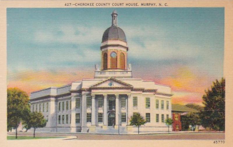 North Carolina Murphy Cherokee County Court House