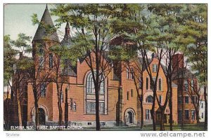 First Baptist Church , ELMIRA , New York , PU-1916