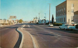 Safford Arizona US Highway 70 1960s Schaaf Autos Graham Postcard 21-13936