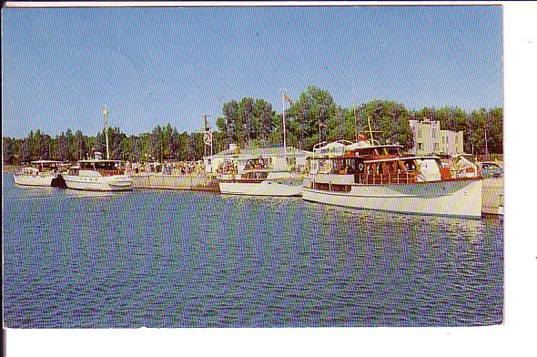 Harbour Scene, Port Elgin,  Ontario, Clear 1959 Cancel and Message