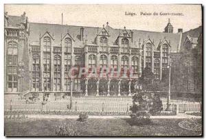 Old Postcard Liege Governor's Palace