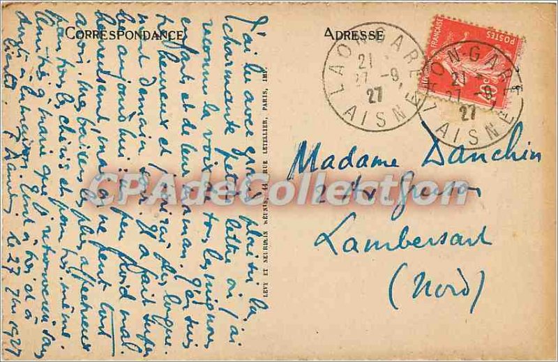 Old Postcard Laon La Cathedrale