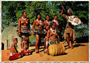 Women Dancers Zulus in Valley of a Thousand Hills South Africa Postcard