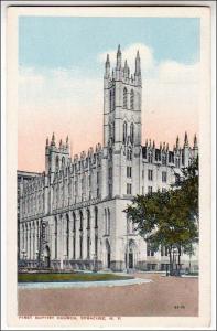 First Baptist Church, Syracuse NY