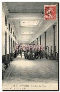 Ax les Thermes Old Postcard Interior Teich