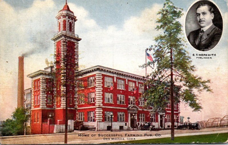 Iowa Des Moines Home Of Successful Farming Publishing Company