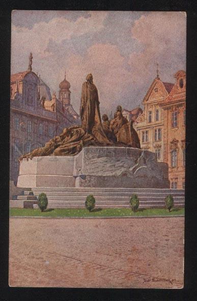 059476 Praha monument of John Hus at big place Old