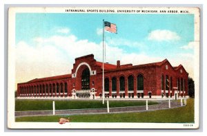 Sports Building University of Michigan Ann Arbor MI UNP WB Postcard W22