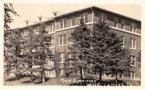 D5/ Lemars Iowa Ia Real Photo RPPC Postcard c1930s Main Dormitory W. U. C.