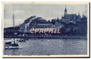 Old Postcard Arcachon Cote d & # 39Argent The Beach casino