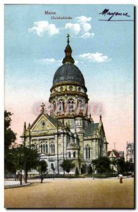 Old Postcard Mainz Christuskirche