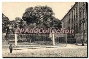 Old Postcard Arras entrance of Square Saint Vaast