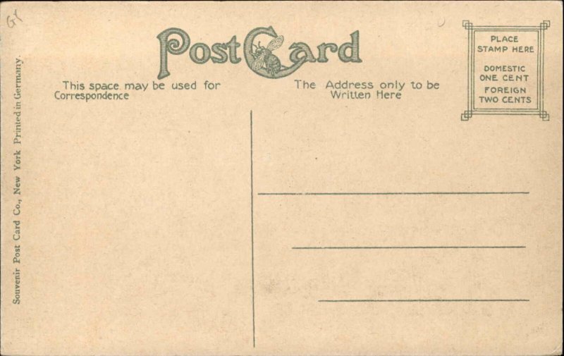 Shreveport Louisiana LA Burning Gas Wells Caddo City c1910 Vintage Postcard 