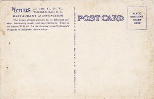 Washington D C The Lotus Restaurant sk4791