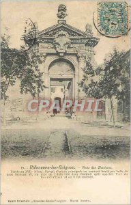 Old Postcard Villeneuve Avignon Porte des Chateaux